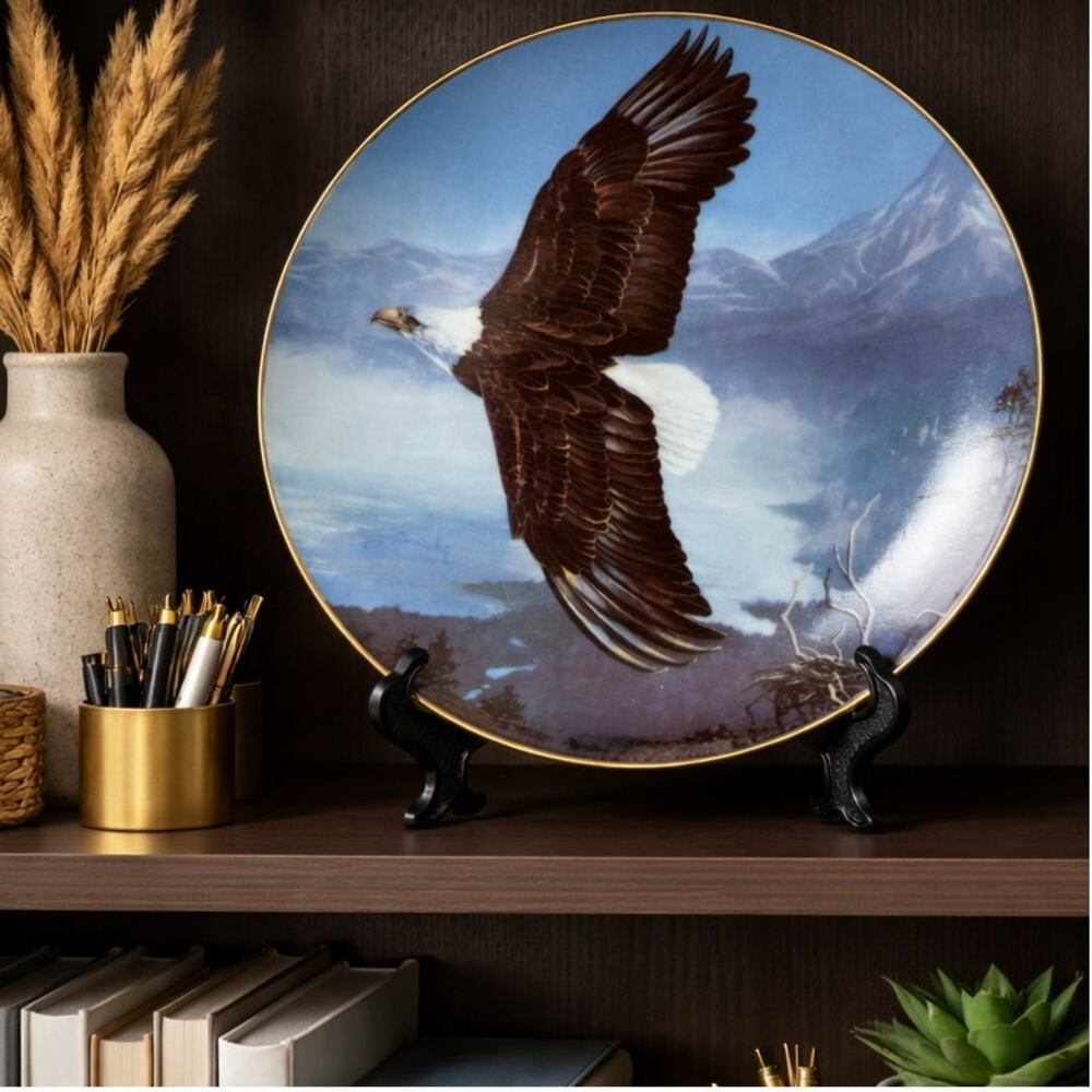 Limited Edition AA5163 "Wings of Wonder" Collector Plate by Mario F. Fernandez
